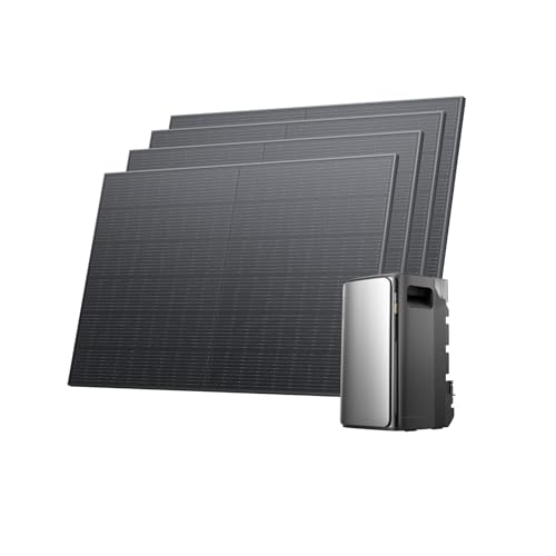 EcoFlow STREAM Ultra Balkonkraftwerk, 1600W mit 1,92kWh Speicher und 4x 400W Solarpanels