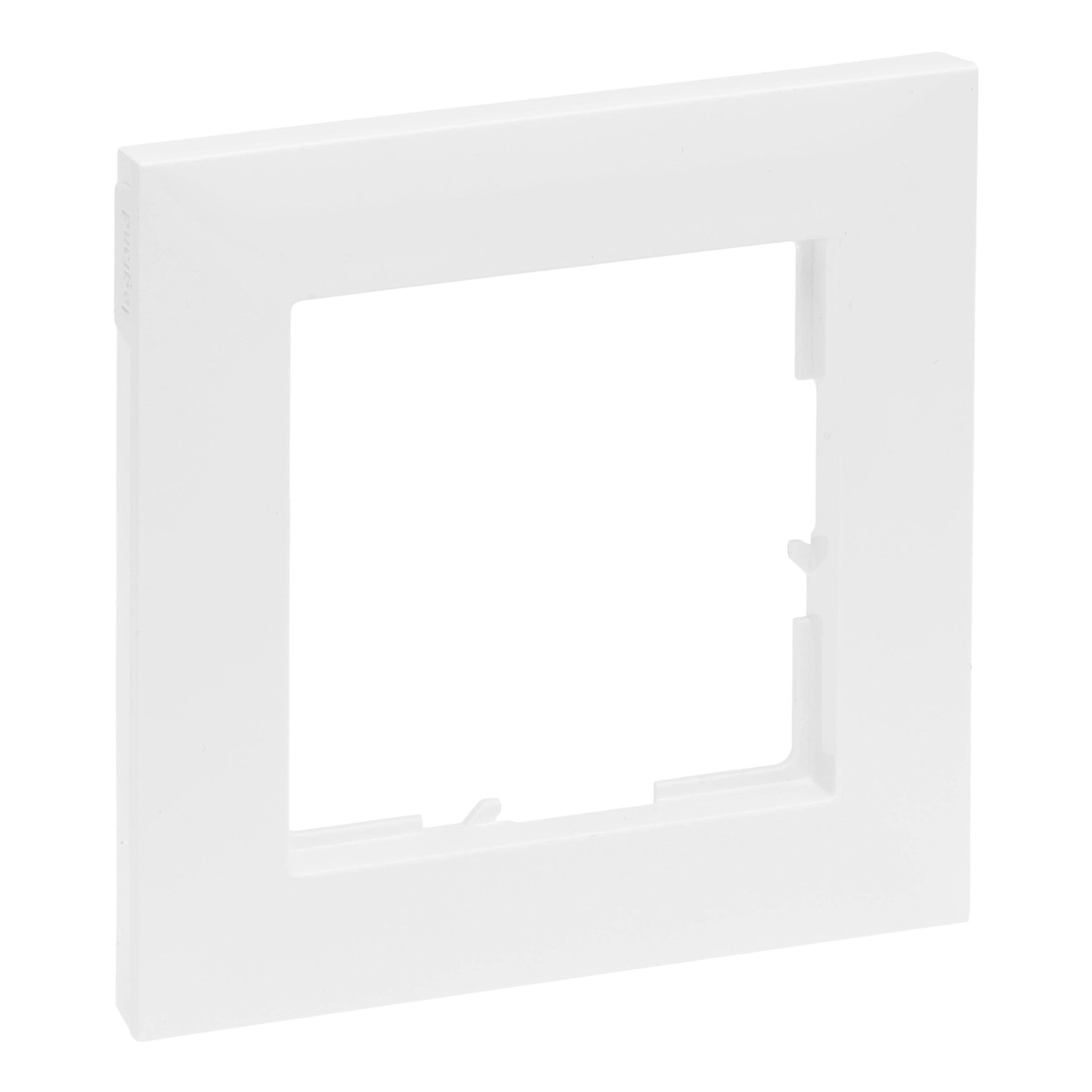 Legrand Abdeckrahmen Seano 1-fach, Ultraweiß, halogenfreier Thermoplast für Unterputzmontage