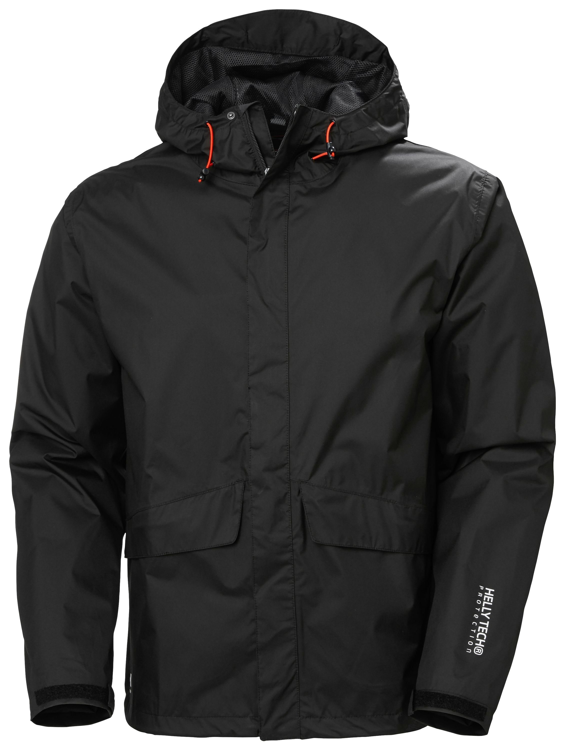 Helly Hansen Manchester Regenjacke mit Helly Tech®-Gewebe, schwarz