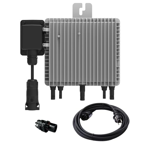 ALLDREI® Wechselrichter SUN-M80G4-EU-Q0, 800W Micro-Wechselrichter mit WLAN-Funktion für Balkonkraftwerk, IP67, 15 Jahre Garantie