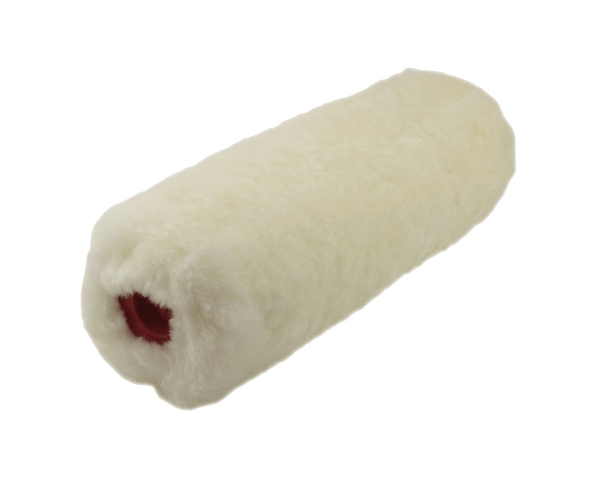 Pictolor Schuller MERINO PRO Lammfellwalze, Profi Farbroller für wässrige Farben, hohe Farbaufnahme und streifenfreier Auftrag