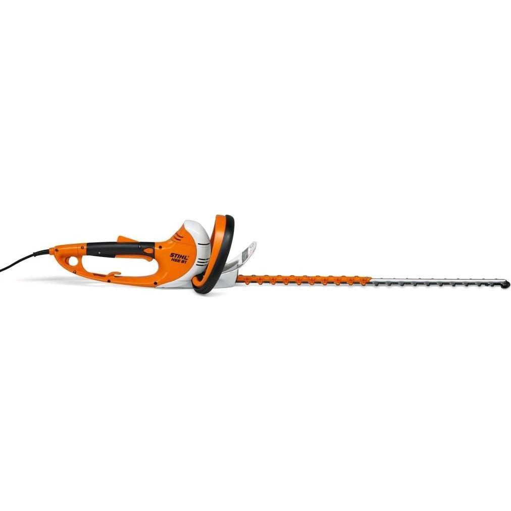 Stihl HSE 81, Elektro Heckenschere mit 70 cm Schnittlänge, 650 W, vibrationsgedämpft, 5-Positionen-Drehgriff, Netzbetrieb
