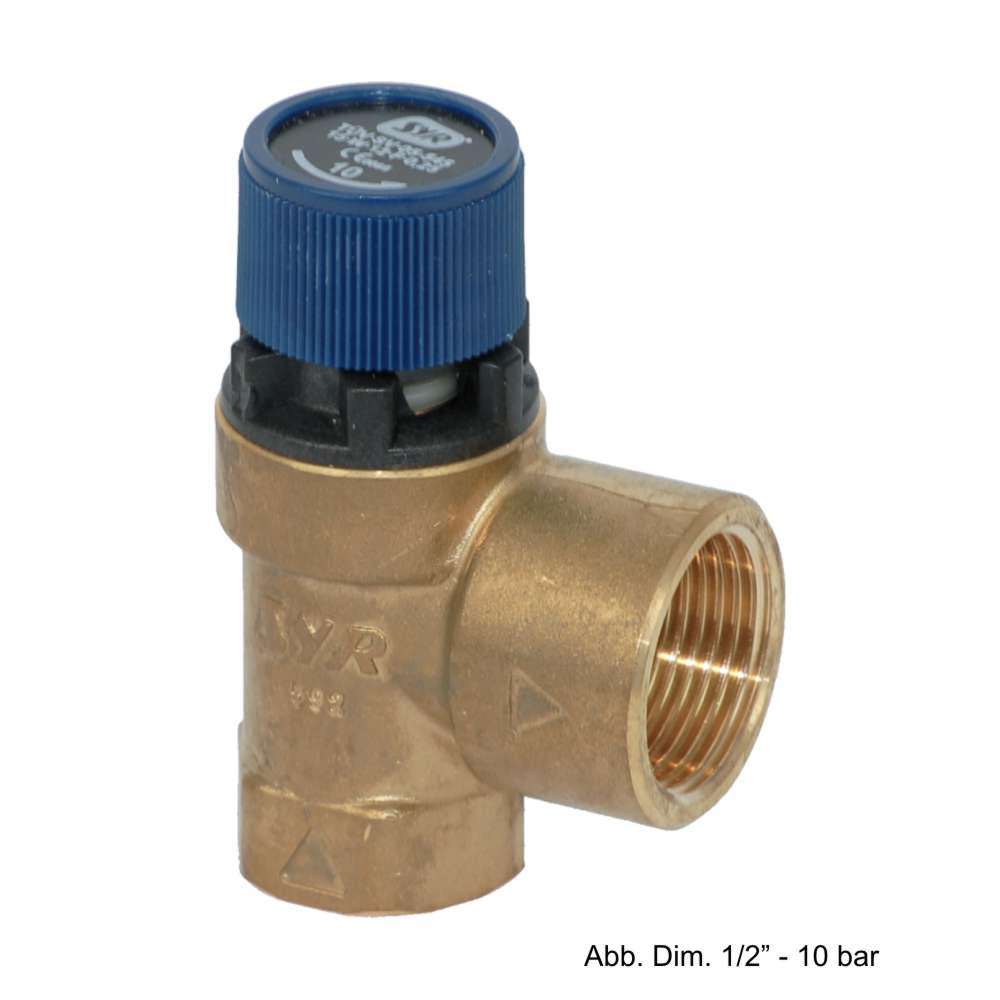 SYR Membran-Sicherheitsventil 2115, DN15 (1/2), 6 bar, 2115.15.000