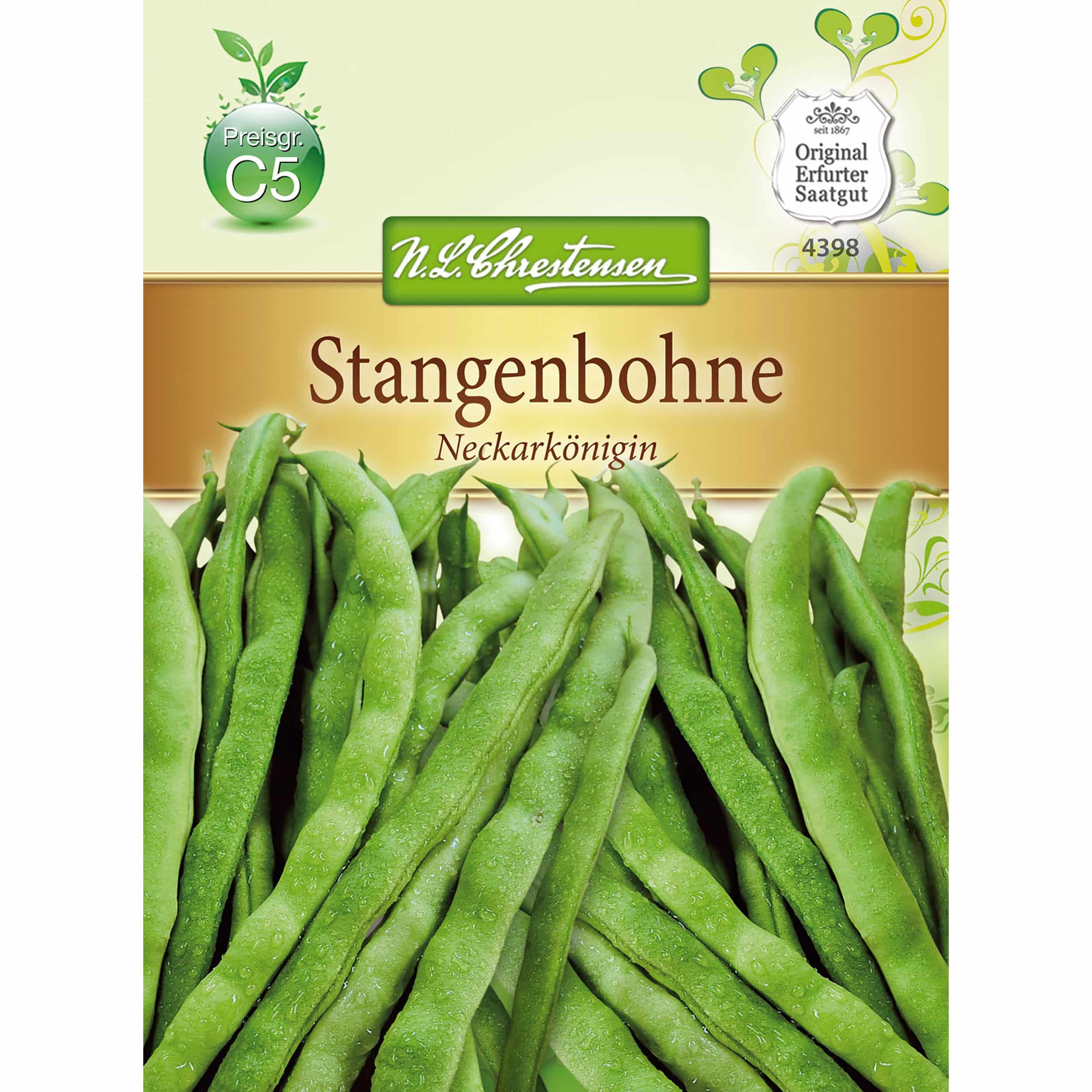 N.L. Chrestensen Stangenbohnen Neckarkönigin