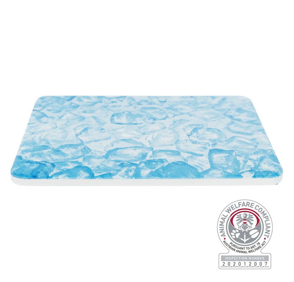 TRIXIE Tierbett Trixie Kühlplatte für Kleintiere - 20 × 15 cm, natürliche Abkühlung, rutschfest, geeignet für Mäuse und Hamster