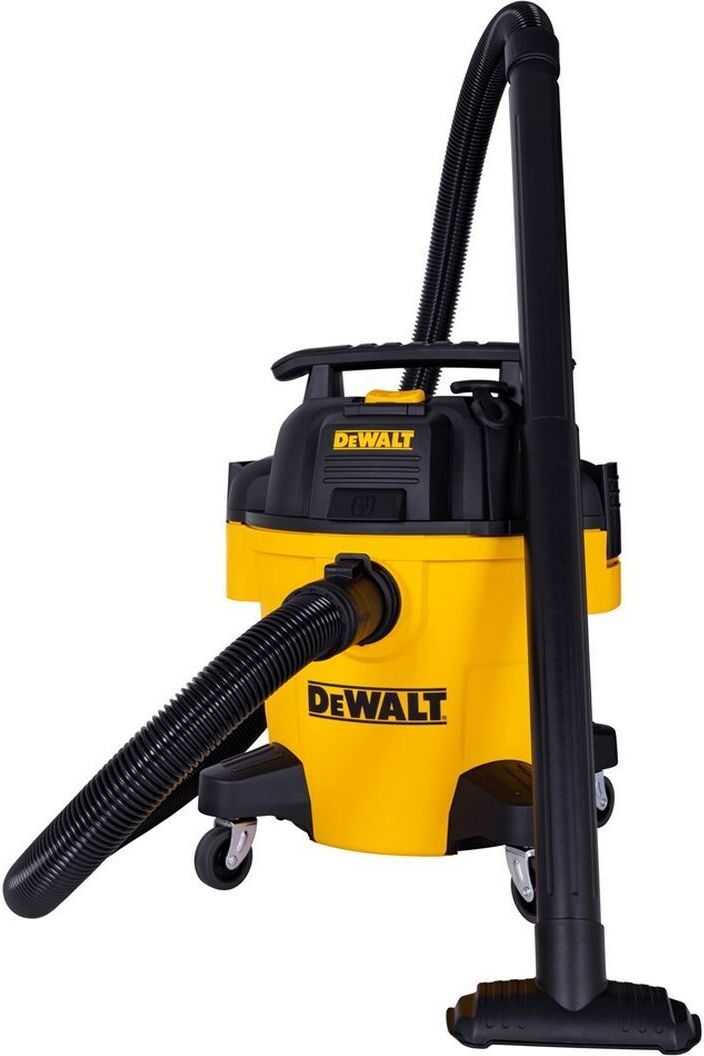 DeWalt Nass-/Trockensauger 20L mit Steckdose AT-DXV20PTA, leistungsstarker 1050 Watt Motor - Blasfunktion - Gerätesteckdose - 80 Dezibel Betriebsgeräusch