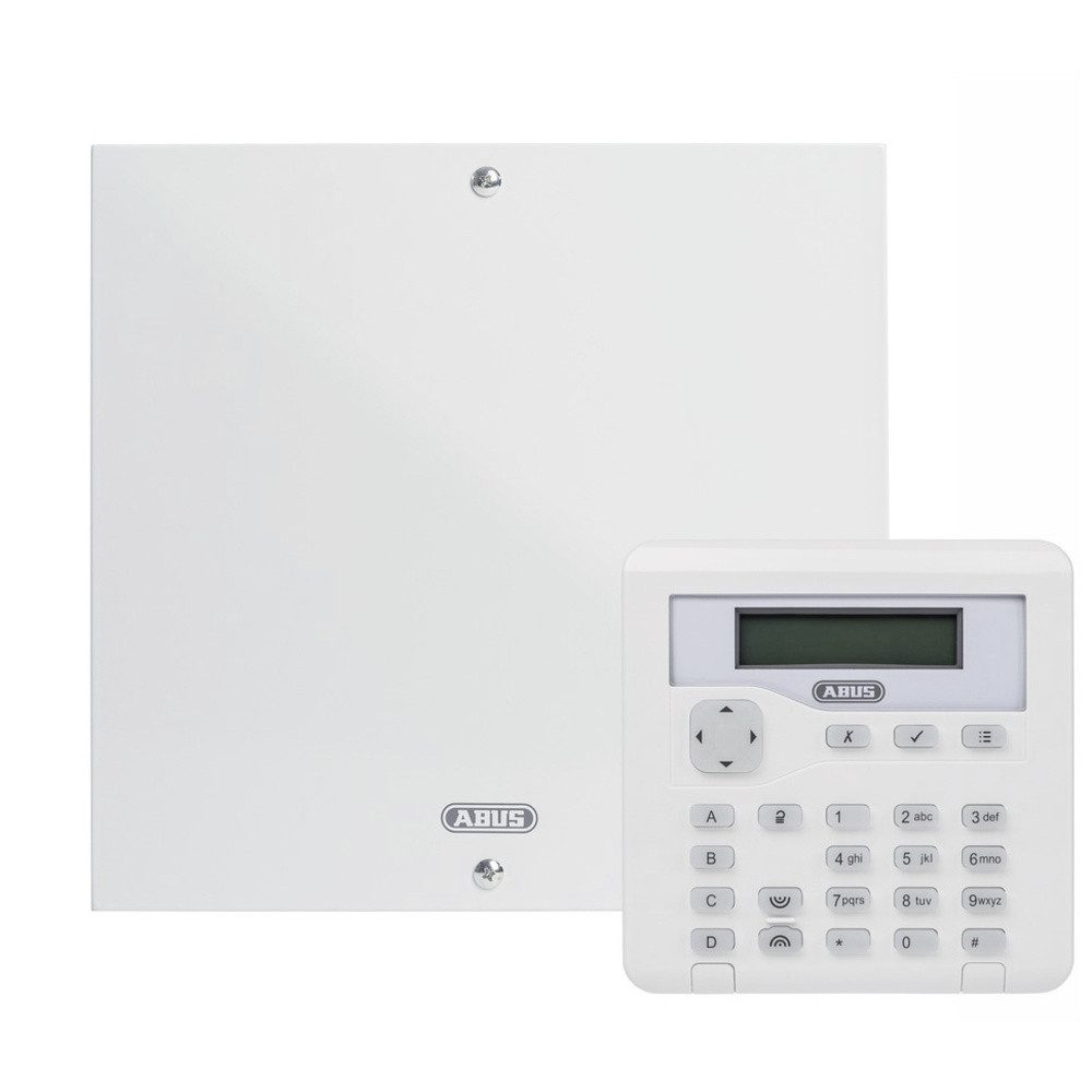 ABUS ABUS AZAA10000 Terxon SX Alarmzentrale Alarmanlage mit LCD-Bedienteil, weiß