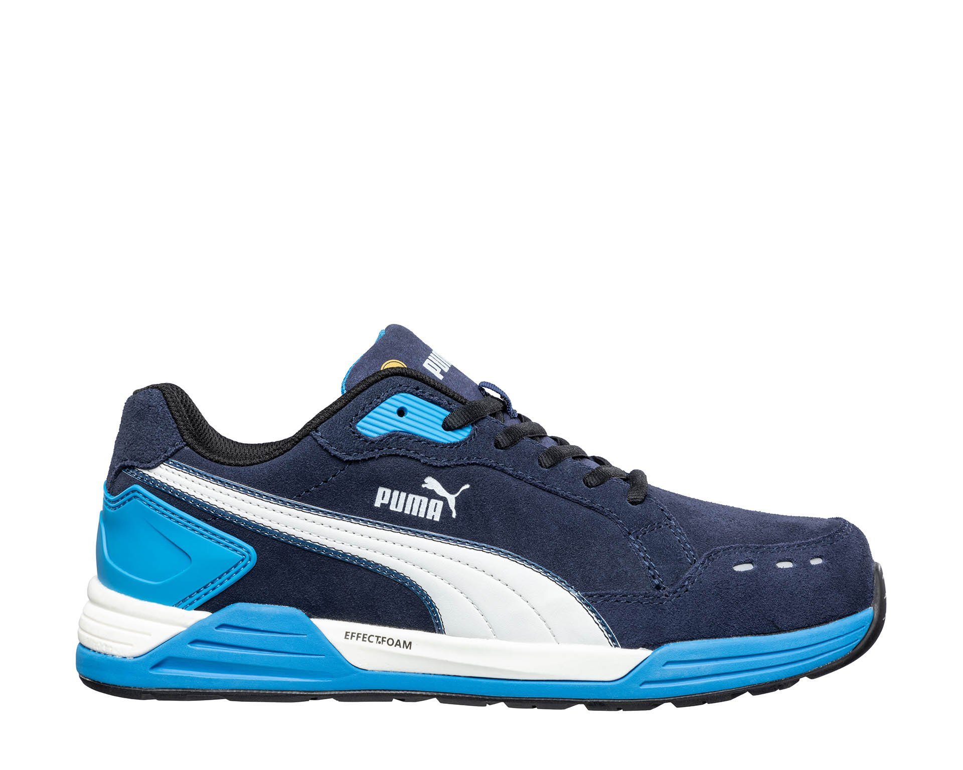 PUMA Safety AIRTWIST BLUE LOW Arbeitsschuh mit innovativer EFFECT.FOAM Sohlenkonstruktion und FIBERGLASS TOE CAP