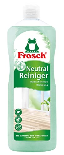 FROSCH Frosch Neutral Reiniger 1 Liter, pH-hautneutraler Allzweckreiniger mit 100% pflanzlich basierten Wirkstoffen