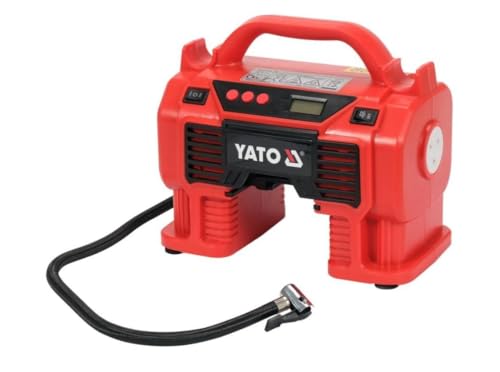 Yato YT-23248 Kompressor de Luft 60 W 21 l/min Batterie, leistungsstark und mobil