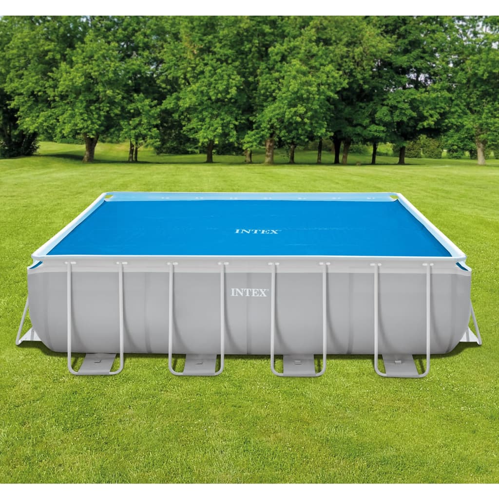 Intex Pool-Solarplane Blau 488x244 cm Polyethylen