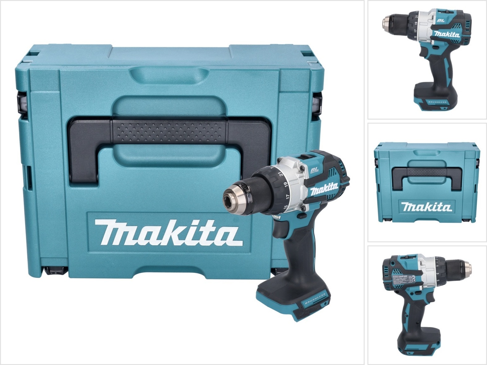 Makita DHP 489 ZJ Akku Schlagbohrschrauber 18 V 73 Nm Brushless + Makpac -  ohne Akku, ohne Ladegerät