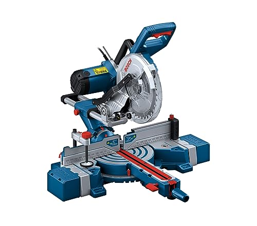 Bosch GCM 254 D, Kapp- und Gehrungssäge 254 mm, 1800 W mit Laserprojektion und Staubabsaugung