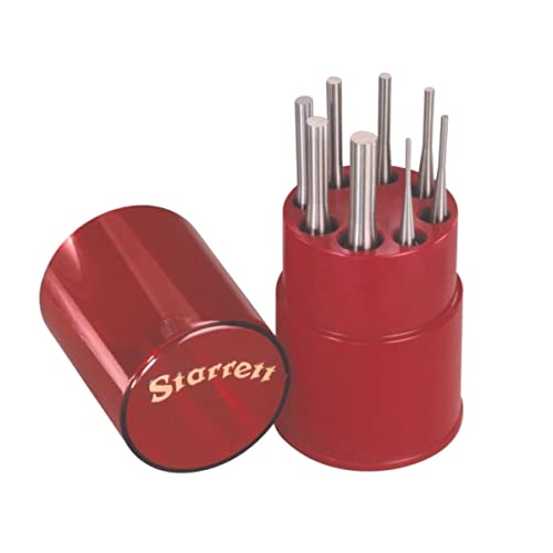 Starrett Splintentreiber Set in Runddose, 8-teilig bestehend aus je 1 x Artikelnummer 565A/B/C/D/E/F/G/H S565WB