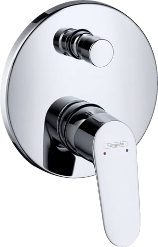 hansgrohe Focus Unterputz Wannenarmatur, für 2 Funktionen, Chrom