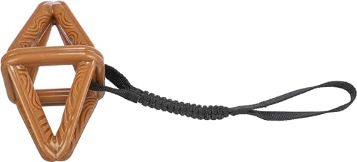 TRIXIE citystyle Hundespielzeug Tartan auf Schnur, Bungee TPR mit Ruckdämpfer