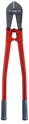 kwb Bolzenschneider in 600 mm, mit auswechselbaren Backen, stabiler Stahlrohr-Stiel mit Kunststoffgriff, hohe Schneidleistung, Ø 8 mm Zangenöffnung