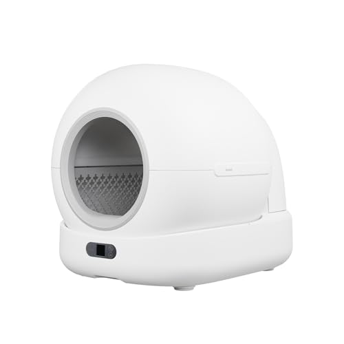 Hombli Cat Litter Box, Selbstreinigendes Katzenklo mit 2-MP-Kamera, UV-Sterilisation und Gesundheitsüberwachung, kompatibel mit Smart Home Systemen