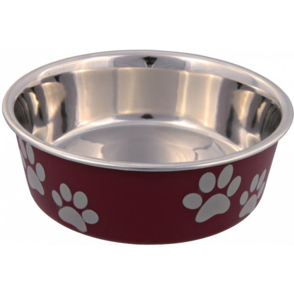 Trixie Edelstahlnapf mit Kunststoffmantel 0,45 l/ø 14 cm