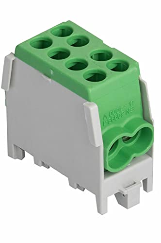 Pollmann Elektrotechnik Abzweigklemme HLAK25-1/2M2, flexible Klemme mit 1 Pol, grün