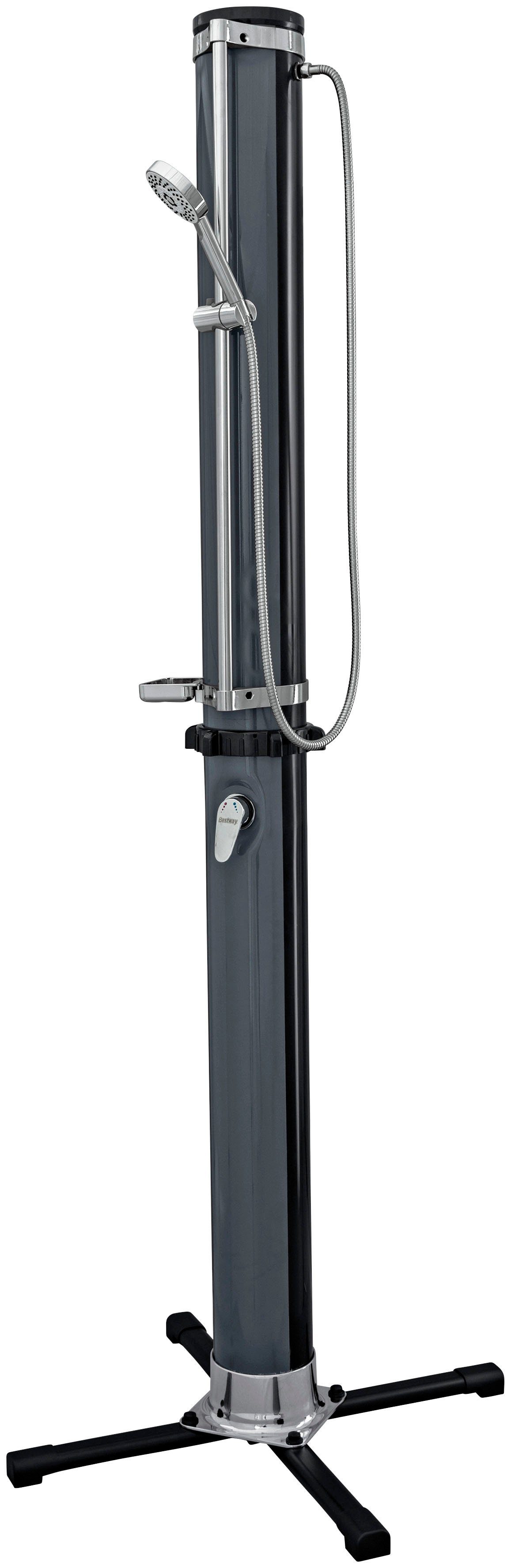 Bestway Solardusche Flowclearâ„¢, Gartendusche Solarflowâ„¢ 35 Liter, inkl. verstellbarem Duschkopf und 35-Liter-Wassertank