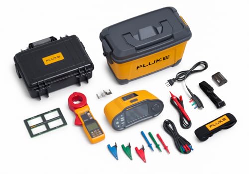 Fluke 1674 FC CH/1630 Multifunktions-Installationstester mit Erdschleifenmesszange, Farb-Touchscreen und Auto-Tests