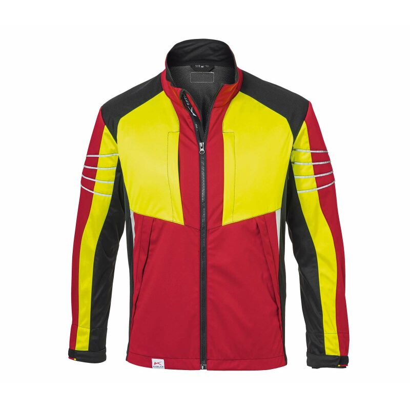 Kübler FOREST Ultrashell Jacke Pro, rot/warngelb, XS 17517227