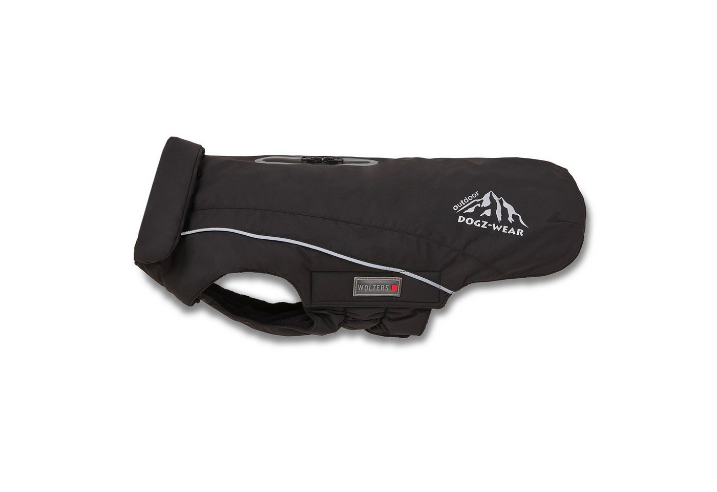 Wolters Hundemantel Skijacke Dogz Wear, wasserdichter Hundemantel für kalte Wintertage, reflektierend, grau