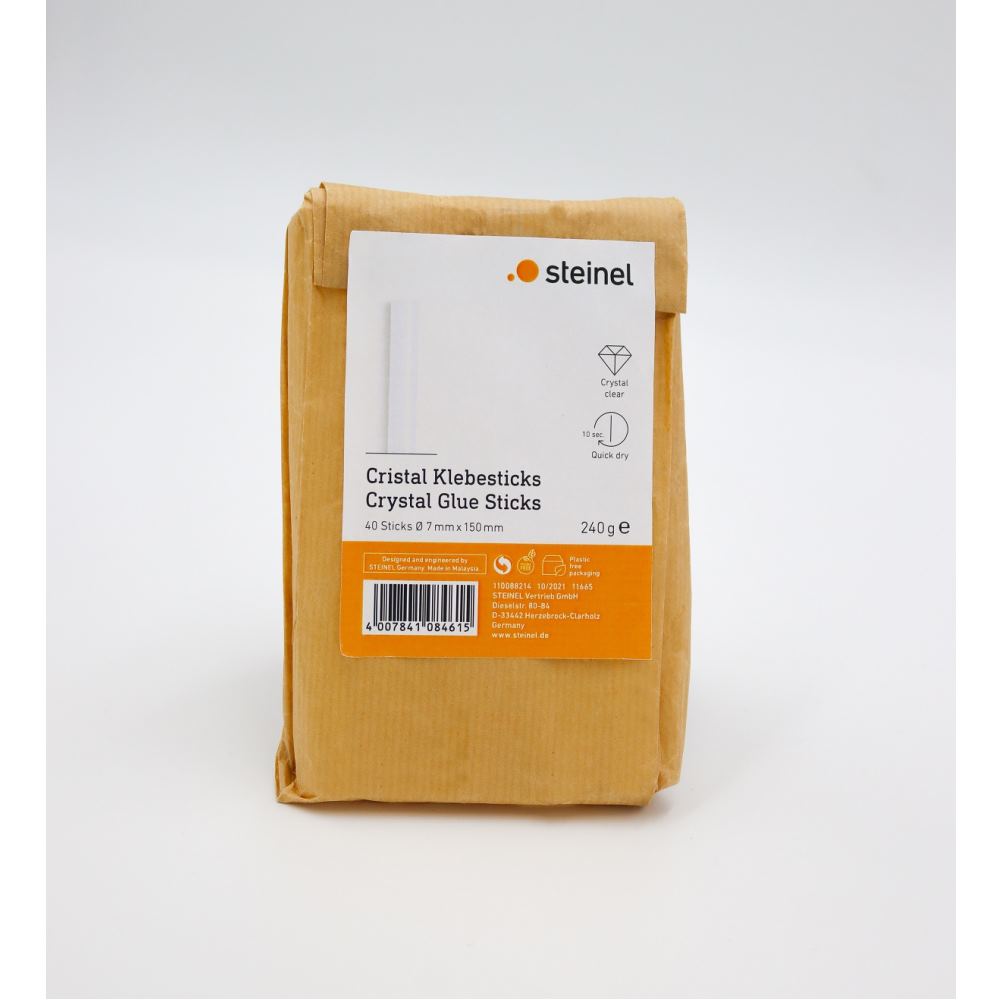 STEINEL Klebesticks 7MM Cristal 240G B 150 mm Länge  für Hobby und Handwerk, z.B. Dekorieren, Reparieren, Basteln, Schmücken, Abdichten, Befestigen - Preisvergleich