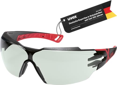 Uvex Pheos Cx2, Arbeitsschutzbrille in Grau mit Infrarotschutz 1,7 Inf. Plus, ergonomisches Design