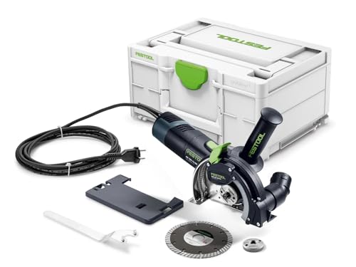 Festool DSC-AG 125 FH-Plus, Freihand Trennsystem für staubfreies Arbeiten mit regelbarer Drehzahl und Diamanttrennscheibe