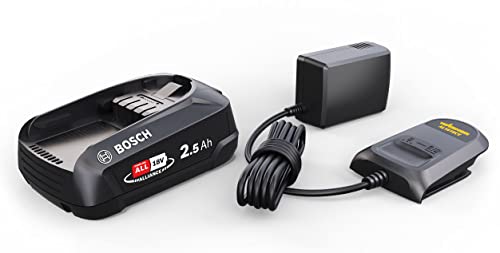 Wagner Starter-Kit 18V, Bosch 18V Lithium-Ionen Akku 2,5 Ah mit Ladegerät, Power for All Alliance