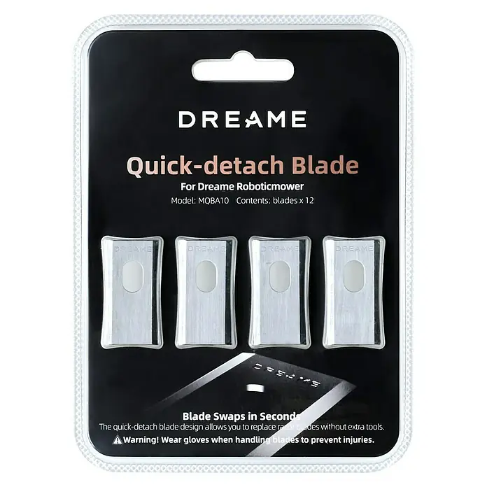 Dreame Ersatzmesser-Set für Mähroboter A1 Pro, A2 und A1, 12 langlebige Klingen für präzise Schnitte