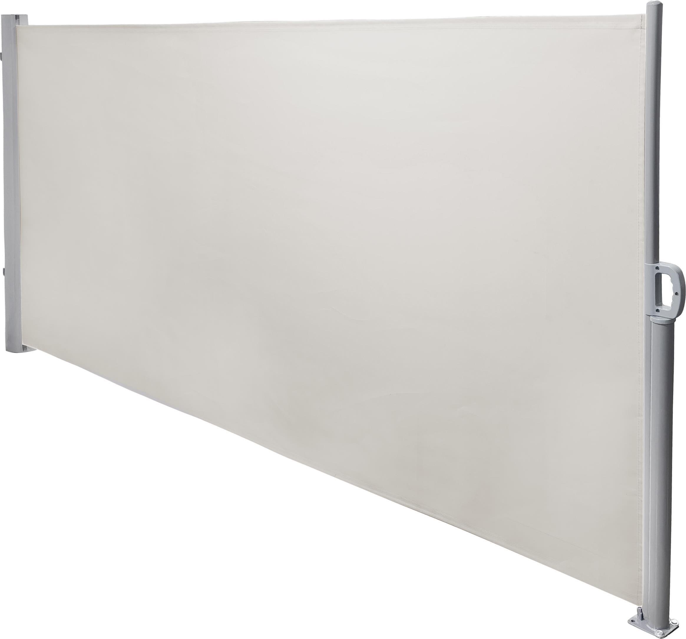 Normani Seitenmarkise Sicht- und Sonnenschutz, 180 x 300 cm, wetterbeständiges Polyestergewebe, einfache Montage