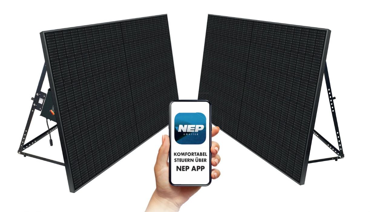 SCHWAIGER SOKW6420, Solaranlage 2er Set bifazial Full Black, 840Wp, Versandkostenfrei