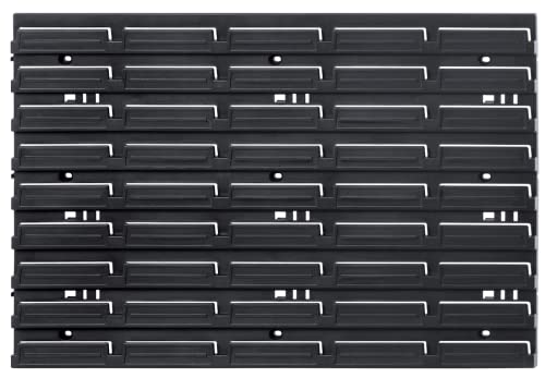 Kistenberg Werkzeugwand, Kunststoff Schwarz, 576 x 18 x 390 mm, hochstabil und bruchfest, leicht erweiterbar