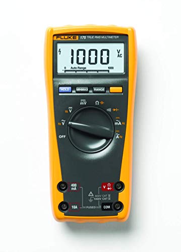 Fluke 175 True-RMS Digital-Multimeter, Messgerät mit RMS Wechselstrom/-spannung und automatischer Reichweite