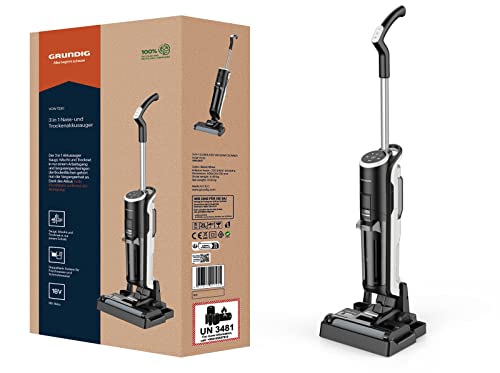 GRUNDIG VCW 7230, 3-in-1 Nass-und Trockenakkusauger, Weiß/Schwarz, 250 W, 500 milliliters