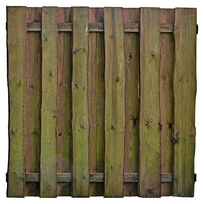 T & J Sichtschutzelement Seeland, Holz, kesseldruckimprägniert, braun, 180 x 180 cm