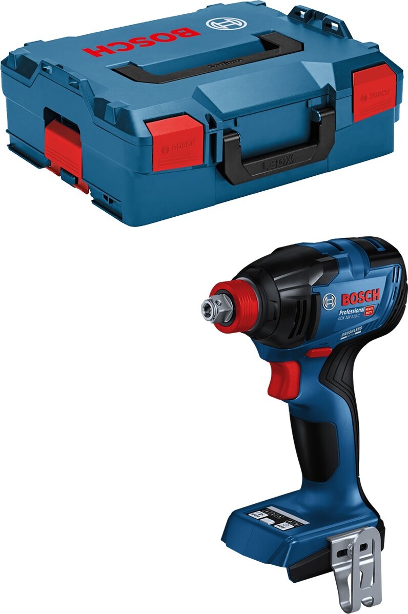 Bosch GDX 18V-210 C, Drehschlagschrauber mit flexibel einstellbarem Drehmoment und 2-in-1-Werkzeugaufnahme, inkl. L-Boxx 136