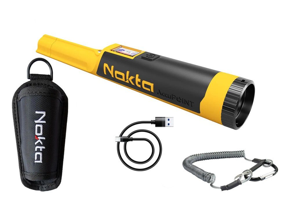 Nokta Metalldetektor AccuPOINT Pinpointer, Farb-LCD-Bildschirm und Bluetooth®-Konnektivität
