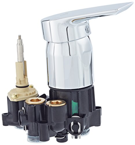 Ideal Standard Badearmatur Tesi Unterputz, Duscharmatur mit automatischer Brause-Wannenschaltung und temperaturbegrenztem Bedienungshebel, Chrom