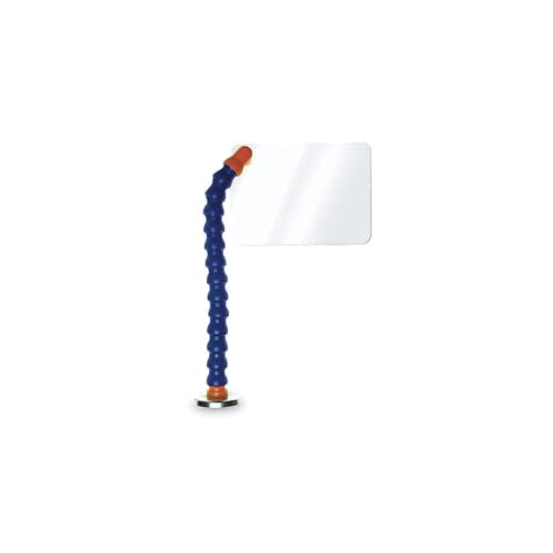 Loc-Line FR Loc Kühlmittel Schlauch Zubehör, Quickset-groß Shield Kit mit 3/10,2 cm Schlauch ID und 360° drehbarem Schild, inklusive verstellbarem 35,6 cm Arm und magnetischer Basis