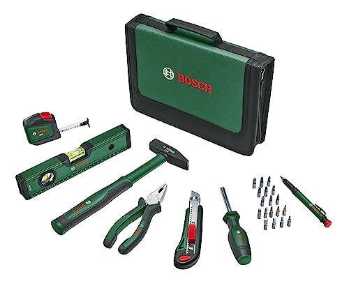 Bosch Home & Garden Werkzeugkoffer, Universal Hand Tool Set 25-Piece, robustes 25-teiliges Set für Reparatur und Wartung