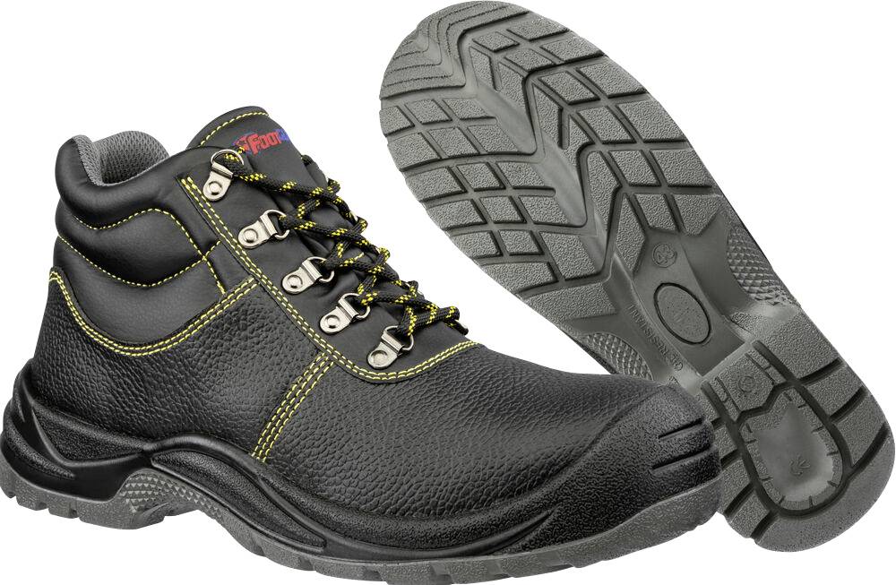 Footguard FOCUS MID S3 FO SR Sicherheitsschuh, EN ISO 20345, Schwarz ...