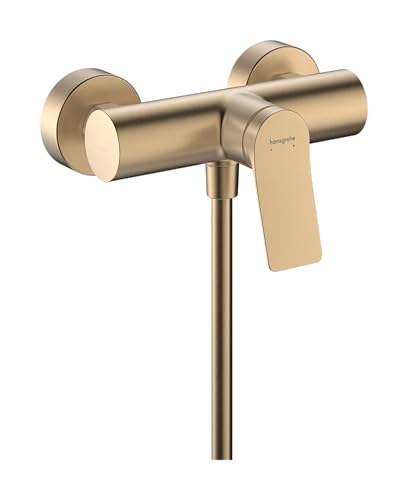 hansgrohe Vivenis Original Duscharmatur Aufputz, Einhebelmischer für 1 Verbraucher, Mischbatterie Dusche, Brushed Bronze, Schalldämpfer, Temperaturbegrenzung