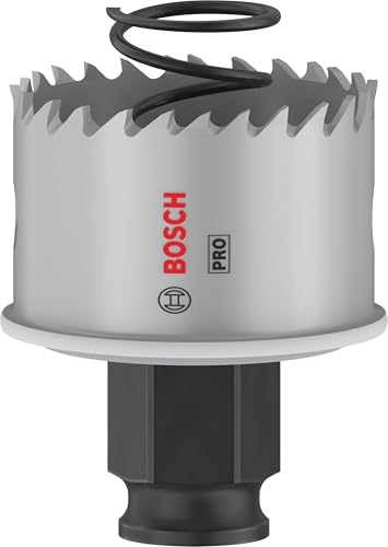 Bosch 1x PRO Sheet Metal Power Change Plus Lochsäge (Ø 41 mm), für Edelstahlbleche und Stahlbleche, Professional Zubehör Bohrmaschine/Schrauber
