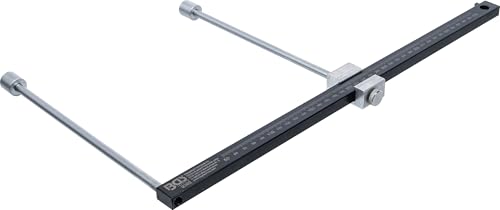 BGS TECHNIC Bremsscheiben-Messschieber, Messbereich 50 - 400 mm, Gesamtlänge 455 mm, für schnelle und effiziente Identifikation des Bremssystems