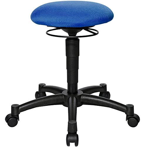 Topstar BAL10T26, Hocker Balance 10, blau, ergonomischer Arbeitshocker