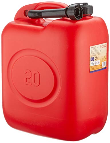 Kanister aus rotem Kunststoff, 20 l